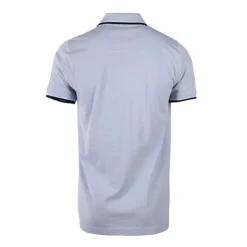 CERRUTI Polo regular manches courtes natisone avec liseré Homme BLEU CIEL Outlet