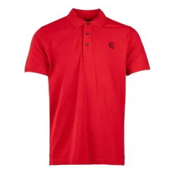 CERRUTI Polo regular manches courtes tiber en coton Homme ROUGE Clearance