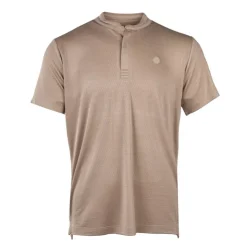 CERRUTI Polo satinée col mao toce Homme BEIGE Hot