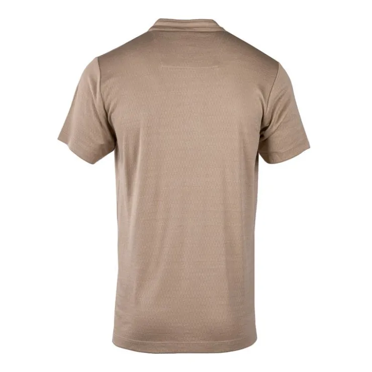 CERRUTI Polo satinée col mao toce Homme BEIGE Hot