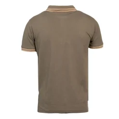 CHEVIGNON Polo sherman logo coloré brodé avec boutons argentés Homme KAKI Online