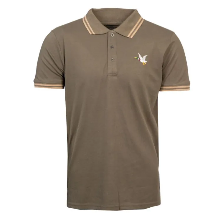CHEVIGNON Polo sherman logo coloré brodé avec boutons argentés Homme BLANC Discount