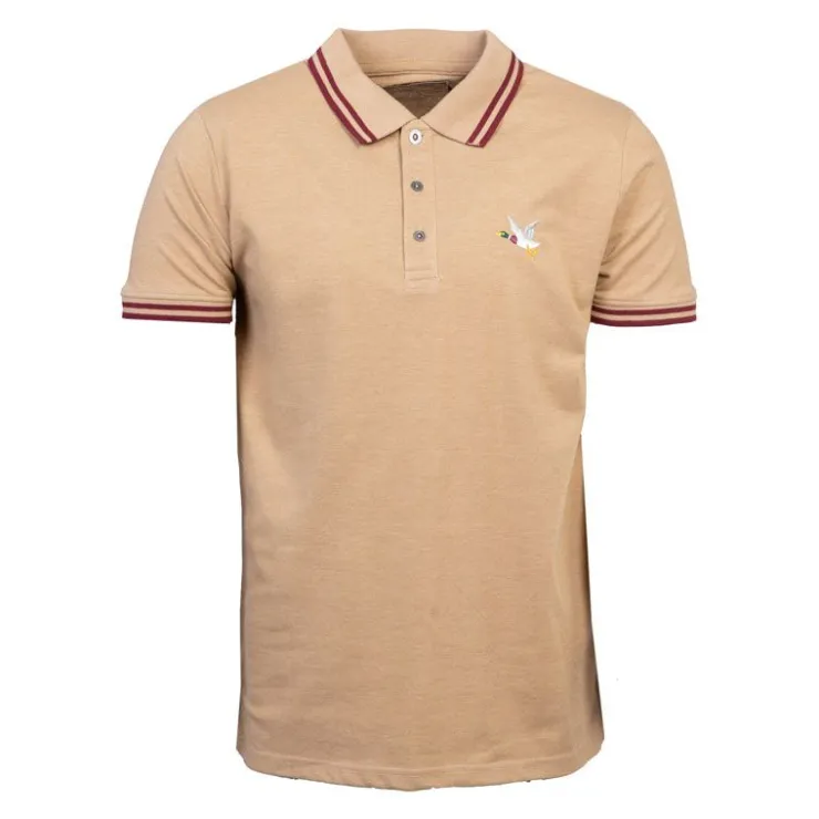 CHEVIGNON Polo sherman logo coloré brodé avec boutons argentés Homme BLANC Discount