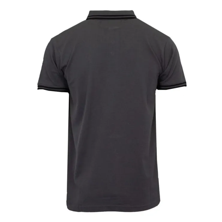 CHEVIGNON Polo sherman logo coloré brodé avec boutons argentés Homme BLANC Discount