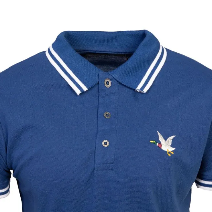 CHEVIGNON Polo sherman logo coloré brodé avec boutons argentés Homme BLANC Discount