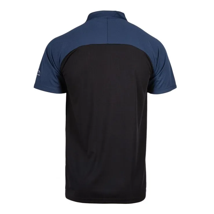 BEST MOUNTAIN Polo technique zip bi-couleur Homme BLEU FONCE Online