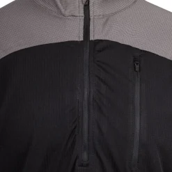 BEST MOUNTAIN Polo technique zip bi-couleur Homme GRIS Outlet