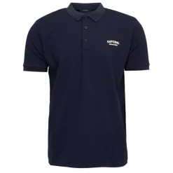 KAPORAL Polo texturé malo manches courtes Homme BLEU FONCE Best