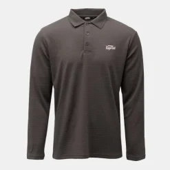 KAPORAL Polo texturé manches longues jilan Homme GRIS Clearance