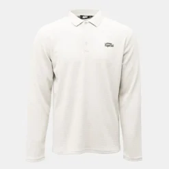 KAPORAL Polo texturé manches longues jilan Homme BLANC ECRU Clearance