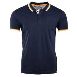 BLAGGIO Polo uni jersey 100 % coton assor 24 prague Homme BLEU FONCE Online