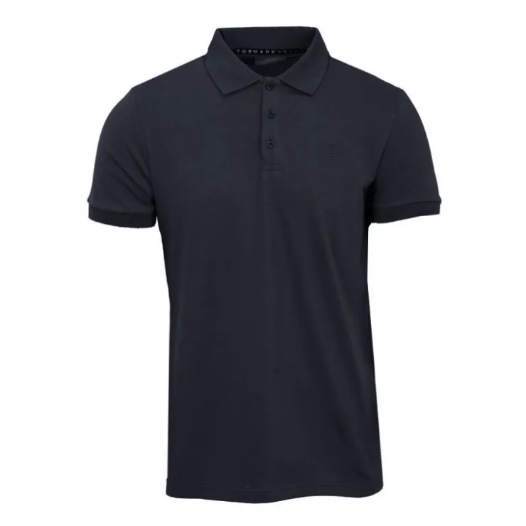 BILL TORNADE Polo uni mc lycra Homme BLEU FONCE Outlet