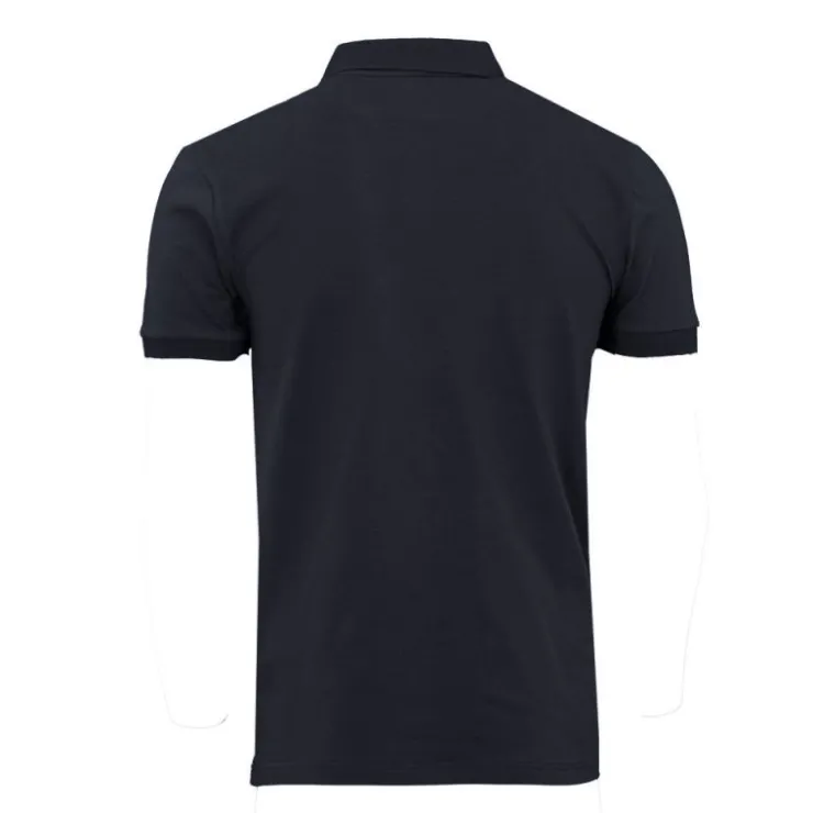 BILL TORNADE Polo uni mc lycra Homme BLEU FONCE Outlet