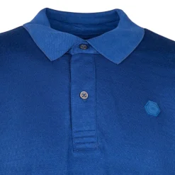 CERRUTI Polo uni satinée baltea Homme BLEU FONCE New