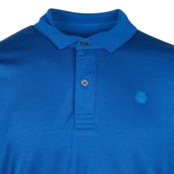CERRUTI Polo uni satinée baltea Homme BLEU ROI Clearance