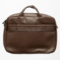 TORRENTE Porte document avec deux poches zippées extérieures 42x34x6cm Homme MARRON FONCE Outlet