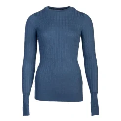 BILL TORNADE Pull col rond torsadé 18727 Femme BLEU Best