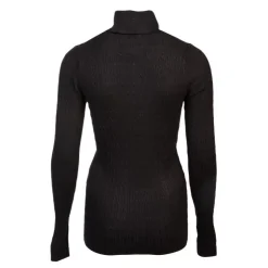 BILL TORNADE Pull col roulé torsadé 18741 Femme NOIR Online