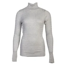BILL TORNADE Pull col roulé torsadé 18741 Femme GRIS CLAIR