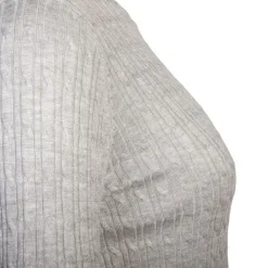 BILL TORNADE Pull col roulé torsadé 18741 Femme GRIS CLAIR