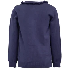 CXL BY CHRISTIAN LACROIX Pull à volants avec boutons logo brodé Fille BLEU FONCE Discount