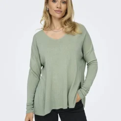 ONLY Pull Amalia Femme VERT CLAIR New