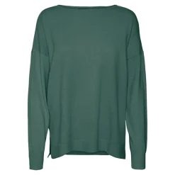 VERO MODA Pull col bateau maille fine Femme VERT Online