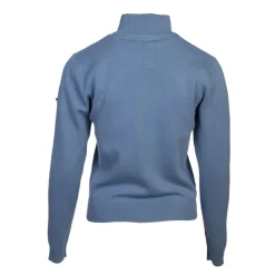 BILL TORNADE Pull col cheminée 22267 Femme BLEU Sale