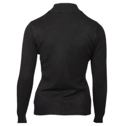 BELLE FEMME Pull col cheminée cachemire et laine mélangé Femme NOIR Best