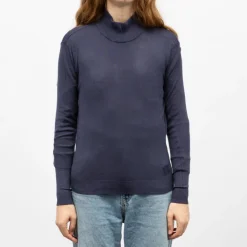 BURTON OF LONDON Pull col cheminee femme tanis Femme BLEU FONCE Clearance