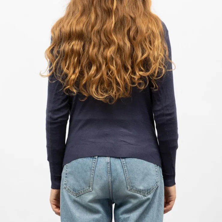 BURTON OF LONDON Pull col cheminee femme tanis Femme BLEU FONCE Clearance