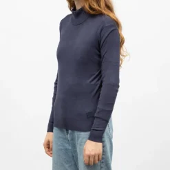 BURTON OF LONDON Pull col cheminee femme tanis Femme BLEU FONCE Clearance