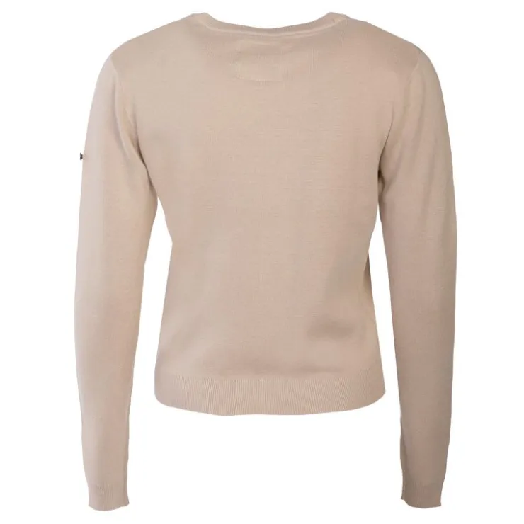 BILL TORNADE Pull col rond 22243 Femme BEIGE Online