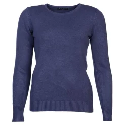 BELLE FEMME Pull col rond laine et cachemire Femme BLEU FONCE Outlet