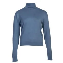 BILL TORNADE Pull col roulé 22274 Femme BLEU Discount
