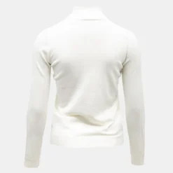 ROSSIGNOL Pull col roulé avec grand logo fils métalisés Femme BLANC ECRU Online