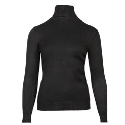 BELLE FEMME Pull col roulé laine et cachemire Femme NOIR Sale