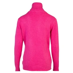 BELLE FEMME Pull col roulé laine et cachemire Femme ROSE Best