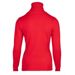 BELLE FEMME Pull col roulé laine et cachemire Femme ROUGE FONCE