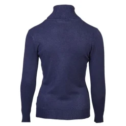 BELLE FEMME Pull col roulé laine et cachemire Femme BLEU PETROLE Outlet