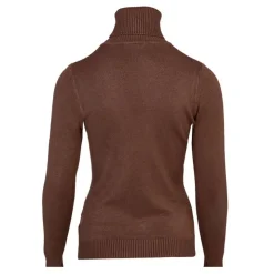 BELLE FEMME Pull col roulé laine et cachemire Femme MARRON New