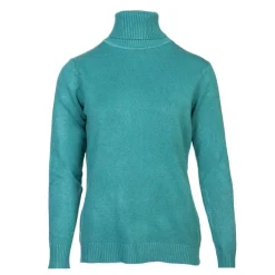 BELLE FEMME Pull col roulé laine et cachemire Femme VERT Best