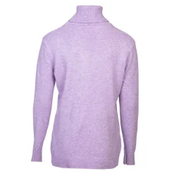 BELLE FEMME Pull col roulé laine et cachemire Femme VIOLET Online