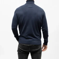 TORRENTE Pull col roule cash touch 7999 Homme BLEU FONCE New