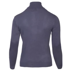 BURTON OF LONDON Pull col roule femme love Femme BLEU FONCE New