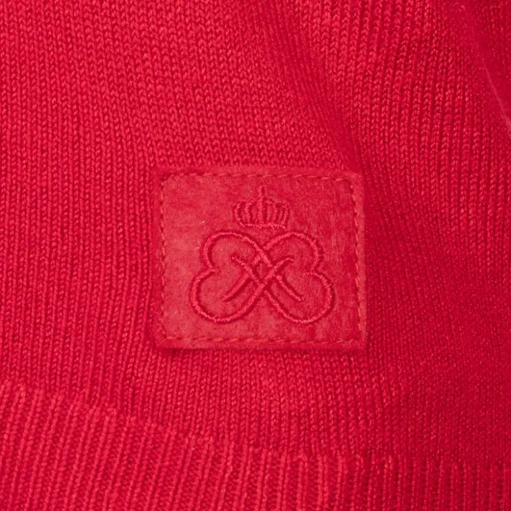 BURTON OF LONDON Pull col roule femme love Femme ROUGE