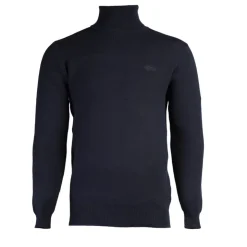 KAPORAL Pull col roule landon en maille fine Homme BLEU FONCE Clearance