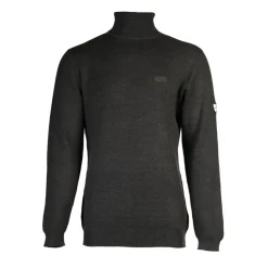 KAPORAL Pull col roule landon en maille fine Homme GRIS FONCE Sale