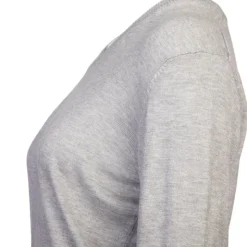 BILL TORNADE Pull col v 18680 Femme GRIS CLAIR Best