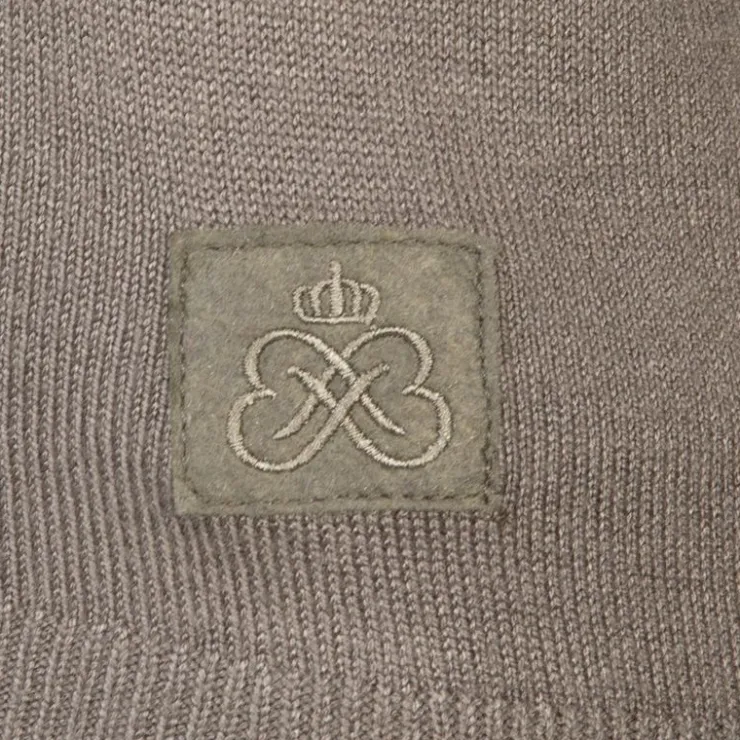 BURTON OF LONDON Pull col v femme damiene Femme KAKI New